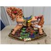 Image 1 : Ceramic Display/ Ornament Rocking Horse 20"H Up to 24" Long