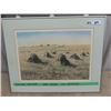 Image 1 : Framed Wheat Sheaf Print - Limited Edition Signed Geo Jenkins 21" x 27"
