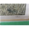 Image 3 : Framed Wheat Sheaf Print - Limited Edition Signed Geo Jenkins 21" x 27"