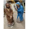 Image 1 : Cement Ornaments - Mary & Joseph?? 26" Tall