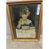 Image 1 : Kellogs Framed Paper Adv/ Picture - Copyright Date 1917 - 13" x 17"