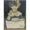 Image 2 : Kellogs Framed Paper Adv/ Picture - Copyright Date 1917 - 13" x 17"