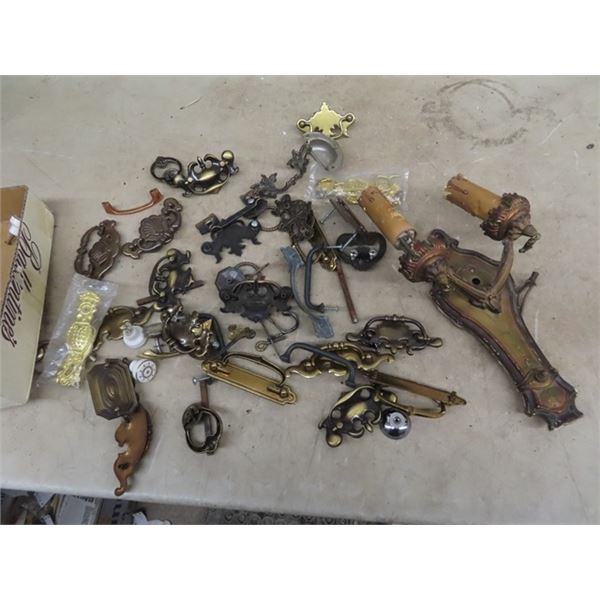 Cast Wall Lamp & Furniture Pulls