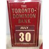 Image 2 : Toronto Dominion Bank Calendar, Blue Ribbon Tin Plus More!