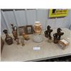 Image 1 : Decanters, Oranments, Cookie Jar, Covered Candy Dish Plus More!