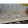 Image 1 : (K) Crystal / Cut Glass Bowls, Trays, Covered Dish, C & S Plus More!