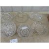 Image 2 : (K) Crystal / Cut Glass Bowls, Trays, Covered Dish, C & S Plus More!