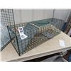 Image 2 : 2 Live Traps 1) 10" x12" x 32" 1) 7.5" x 7.5" x 24