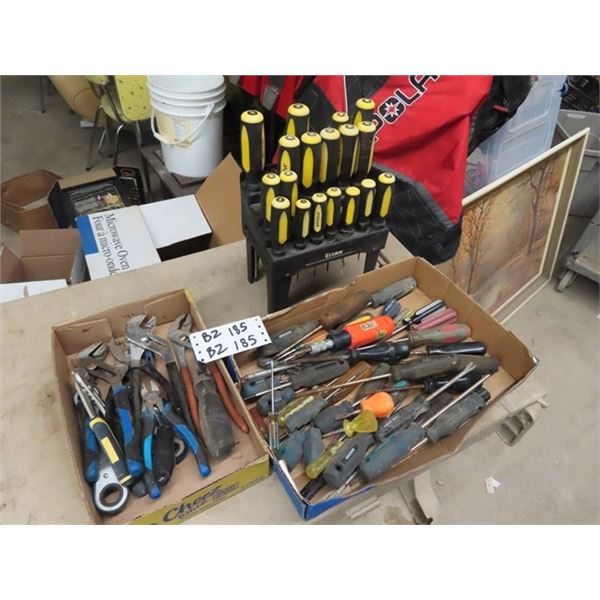Screw Drivers, Pliers, Cutters Plus More!