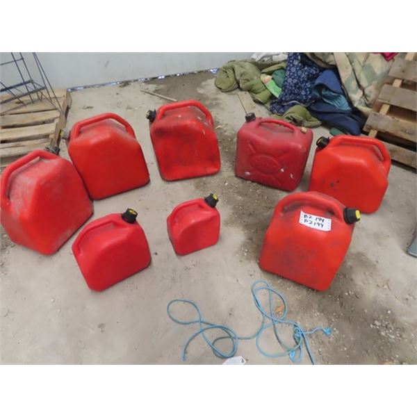 8 Gas Cans