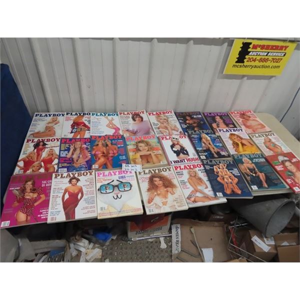 24 Playboy Books- Some Celebrity