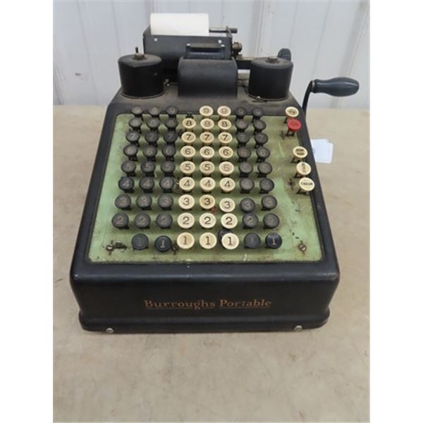Burloughts Adding Machine