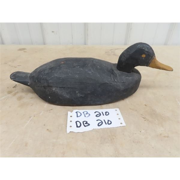Vintage Wooden Carved Duck Decoy
