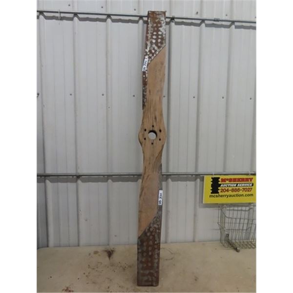 Wooden Snowplane Propeller 72" Long