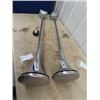 Image 2 : 2 Chrome Air Horns 38"  Long