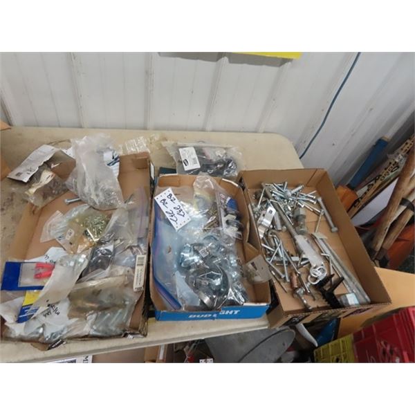 New Hardware, Screws, Bolts, Pipe Clamps, Plus More!