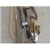 Image 2 : Axes, Hatchets, Pick, Hikers Shovel & 2 New Axe Handles