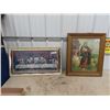 Image 1 : 2 Religious Icon Pictures 1) 21" x 26" 1) 31" x 18"