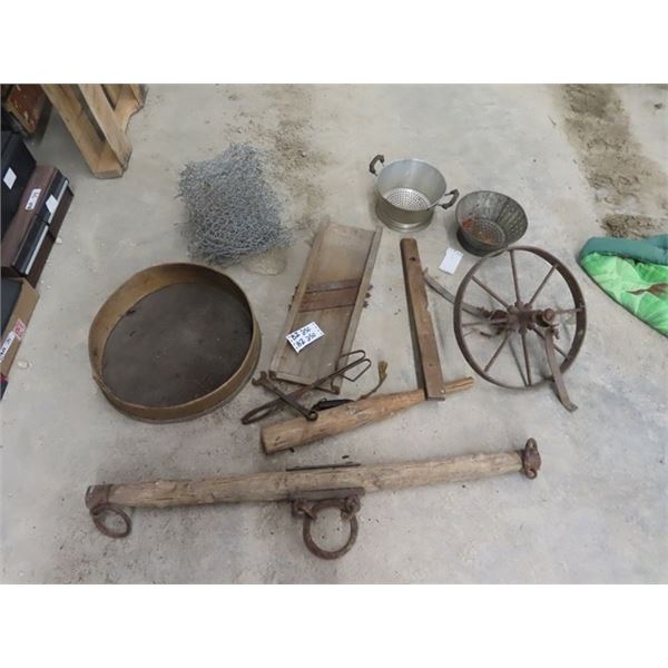 Haimes, Cabbage Cutter, Sifter, Steel Wheel Plus More!