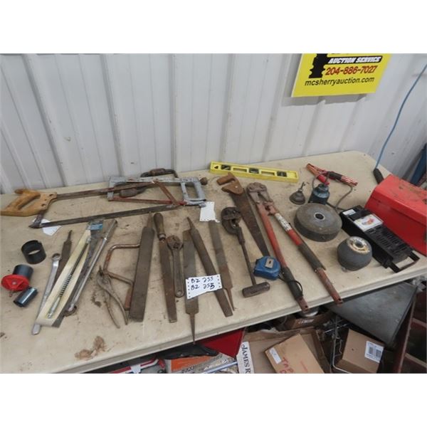 Misc Tools, Meat Sawm, Bolt Cutters, Load Testers, Pipe Cutter & More!