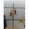 Image 4 : Retro Swag Lamp & 2 Matching Light Fixtures & Pole Lamp