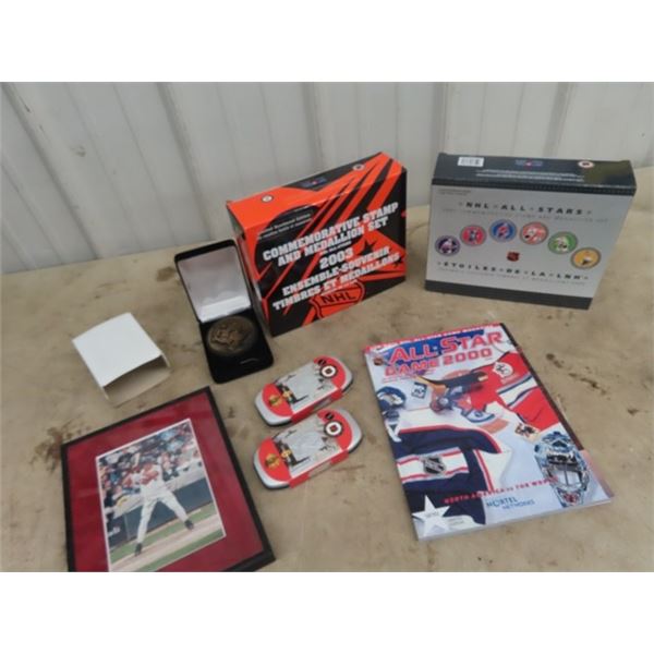 05 NHL Commemorative Stamp & Medallion Set- Sealed, Baseball Picture & More!