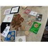 Image 1 : USA Pennies, Various Tokens, Canada 1 Dollar Coins, Plus More