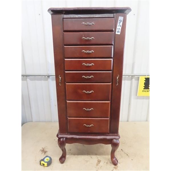 Jewellery Cabinet 40" x 17" 13"