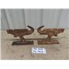 Image 2 : 2 Cast Dinosaur Boot Scrapers