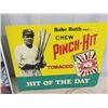 Image 3 : 2 Modern Metal Signs 1) Post  12" x 16" & 1) Pinch- Hit Tobacco 11" x 14"