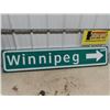 Image 1 : Wpg Traffic Sign - Alum 12" x 63"