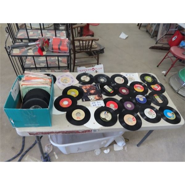 Approx 93- 45's Records, Many Rock & ROll Various Artists