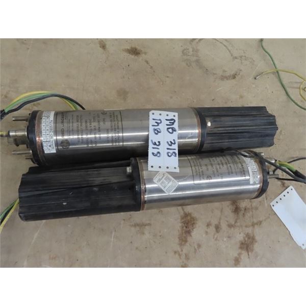 2 Never Used Red Jacket Submergible Pump Motors 3/4 HP - Motors Only