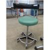 Image 3 : 2 Upholstered Stools on Castors