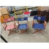 Image 1 : 3 Director Folding Chairs