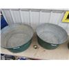 Image 2 : 3 Galvanized Tubs 1) 25" RD 1) 22" RD & 1) 19" RD  Is McCeary
