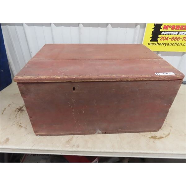 Wooden Chest 15.5" x 30.5" x 22"