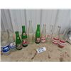 Image 1 : 10 Old Pop Bottles -7 UP , Coke, Suncrest, Drewery Wynola, & KIK