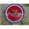 Image 1 : Neon Coca Cola Clock  14" RD