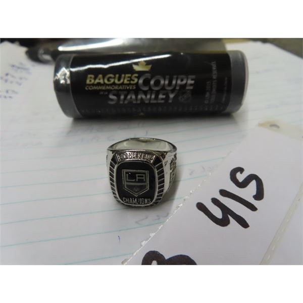 Stanley Cup Commemorative Ring - Reproduction w Case - LA Kings