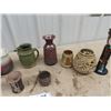 Image 2 : Approx 12 Items- Pottery Vase, Pitcher, Cups, Urn Plus More!