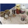 Image 3 : Approx 12 Items- Pottery Vase, Pitcher, Cups, Urn Plus More!