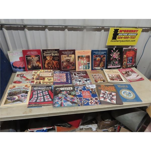 Approx 21 Crafts/Quilting Books