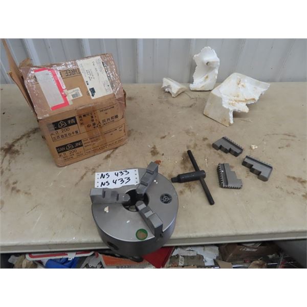 New 8" 3 Jaw Lathe Chuck