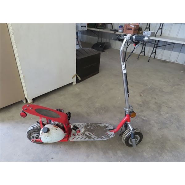 Imported Rebel 33CC Bandit Motorized Gas Scooter- Only Used a Couple of Times Sitting in Garage for 