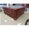 Image 4 : Coffee Table w Top Display & Drawer 16" X 35" x 35"
