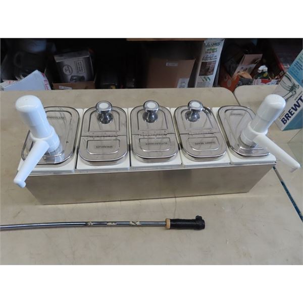 Ice Cream Parlor Syrup Dispenser