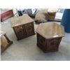 Image 3 : Coffee Table & 2 End Tables 15" x 54" x 20"