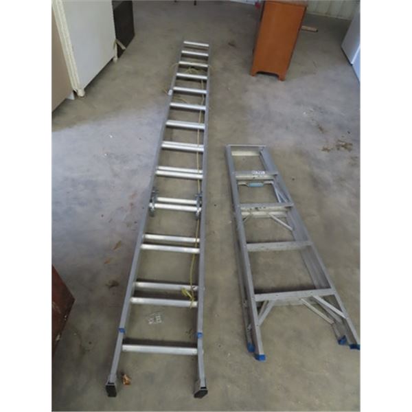 Alum Ext Ladder & Al Step Ladder