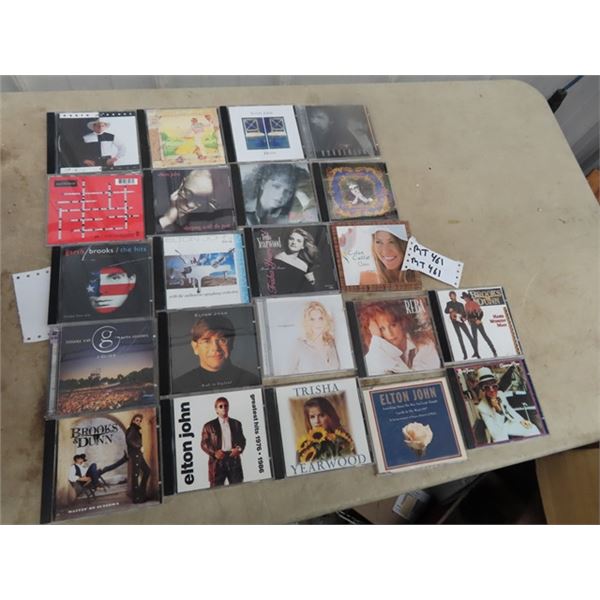 Approx 85 CD's Country & Rock